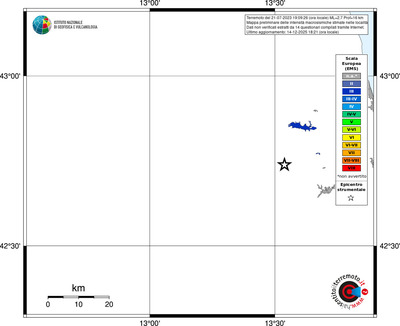 Mappa EMS - territori località