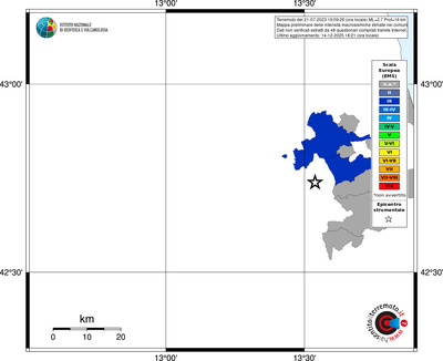 Mappa EMS - territori comuni