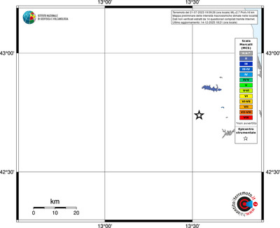 Mappa MCS - territori località