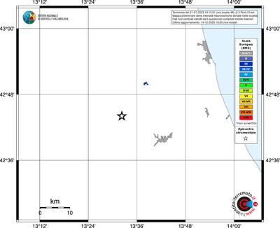 Mappa EMS - territori località