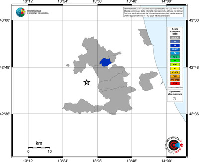 Mappa EMS - territori comuni