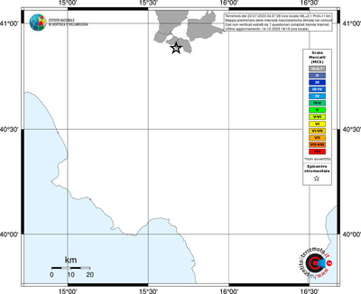 Mappa MCS - territori comuni