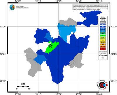 Mappa EMS - territori comuni
