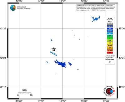 Mappa MCS - territori località
