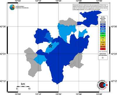 Mappa MCS - territori comuni