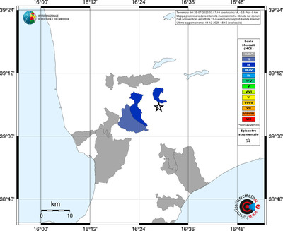 Mappa MCS - territori comuni