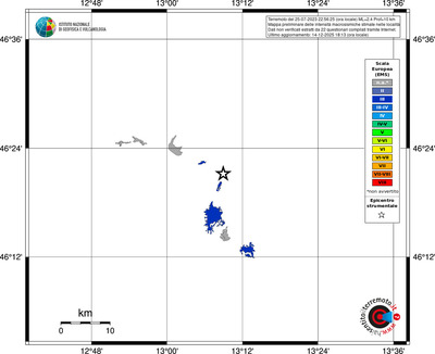 Mappa EMS - territori località