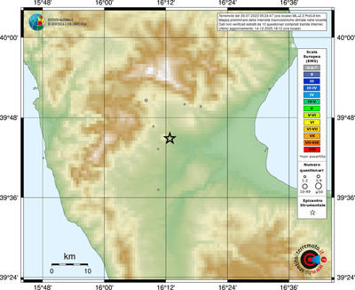 Mappa EMS - località