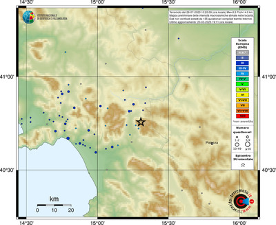 Mappa EMS - località
