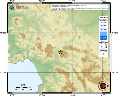 Mappa comuni con almeno 3 questionari