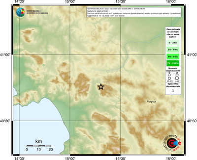 Mappa comuni con almeno 3 questionari