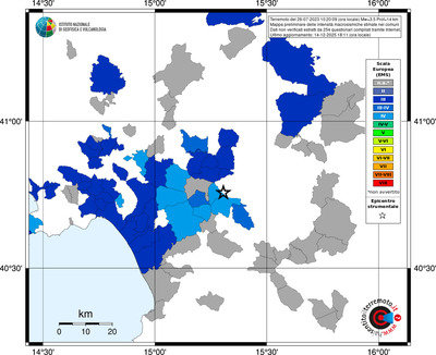 Mappa EMS - territori comuni