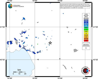 Mappa MCS - territori località