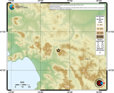 Mappa comuni con almeno 3 questionari