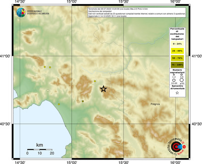 Mappa comuni con almeno 3 questionari