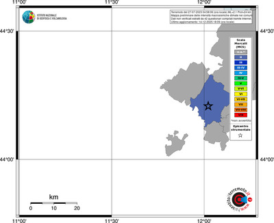 Mappa MCS - territori comuni