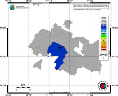 Mappa EMS - territori comuni