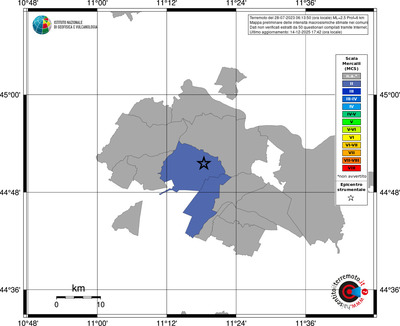 Mappa MCS - territori comuni