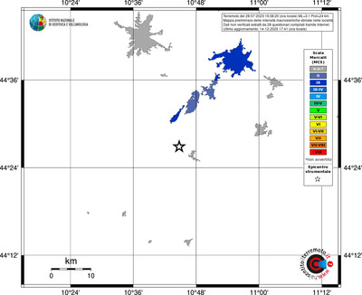Mappa MCS - territori località