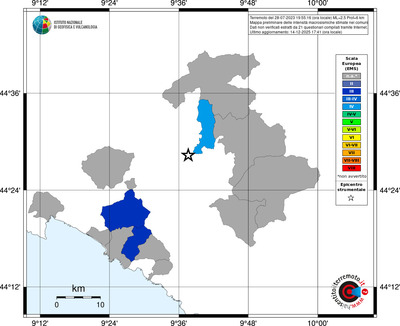 Mappa EMS - territori comuni