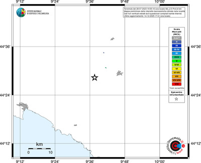 Mappa MCS - territori località