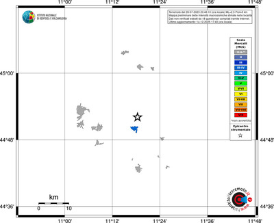 Mappa MCS - territori località