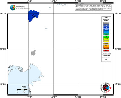 Mappa EMS - territori comuni