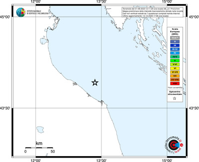 Mappa EMS - territori località