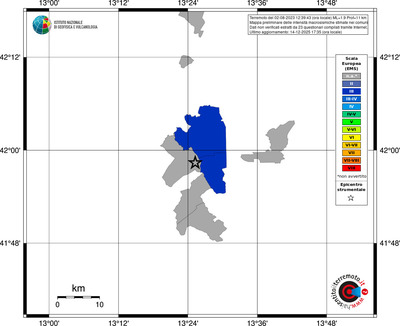 Mappa EMS - territori comuni