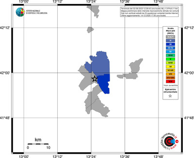 Mappa MCS - territori comuni