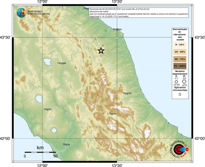 Mappa comuni con almeno 3 questionari