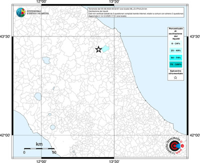 Mappa territorio comunale con almeno 3 questionari