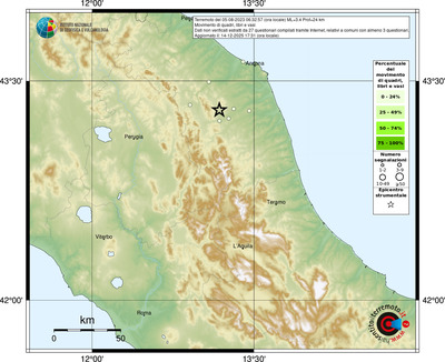 Mappa comuni con almeno 3 questionari