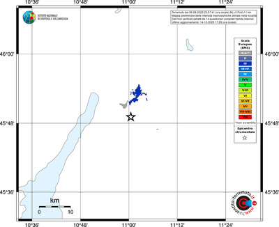Mappa EMS - territori località