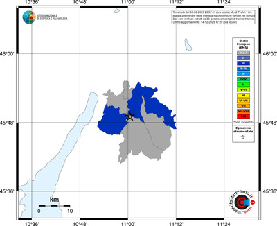Mappa EMS - territori comuni