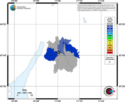 Mappa MCS - territori comuni