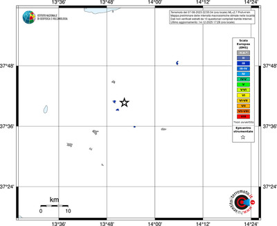 Mappa EMS - territori località