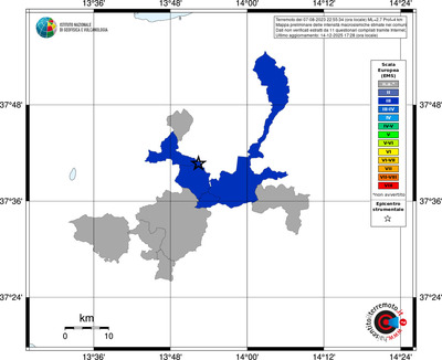 Mappa EMS - territori comuni