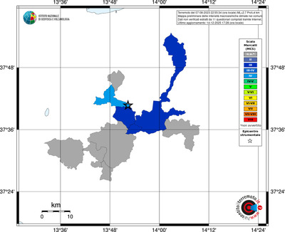 Mappa MCS - territori comuni