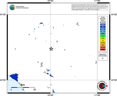 Mappa MCS - territori località