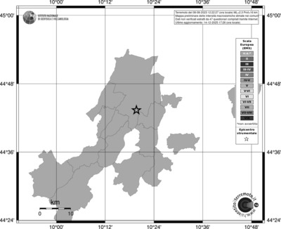 Mappa EMS - territori comuni