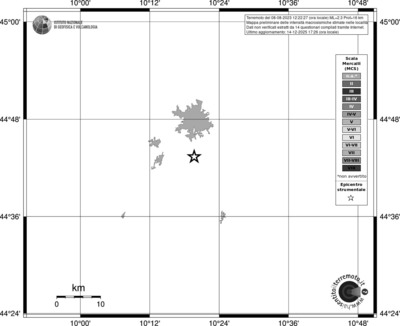 Mappa MCS - territori località