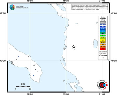 Mappa EMS - territori località