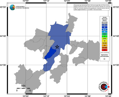 Mappa MCS - territori comuni