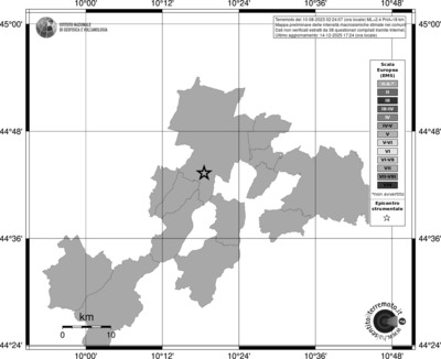 Mappa EMS - territori comuni