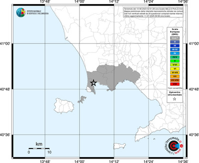 Mappa EMS - territori comunali