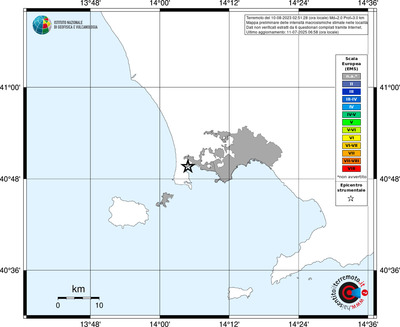 Mappa EMS - territori delle località
