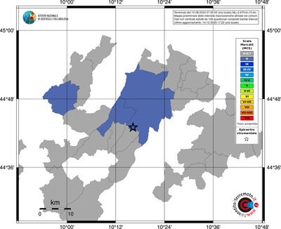 Mappa MCS - territori comuni