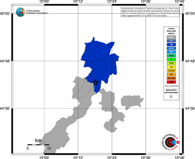 Mappa MCS - territori comuni