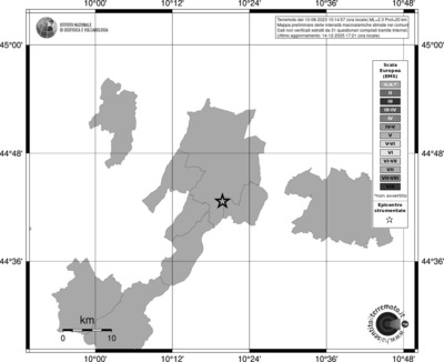Mappa EMS - territori comuni